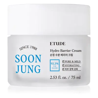 ETUDE SoonJung Hydro Barrier Cream crème protectrice et apaisante intense pour peaux sensibles e