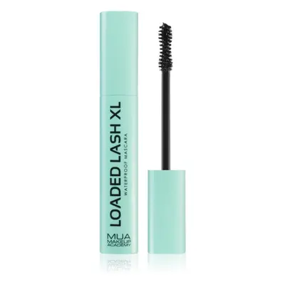 MUA Makeup Academy Loaded Lash mascara waterproof cils allongés, courbés et volumisés teinte Bla