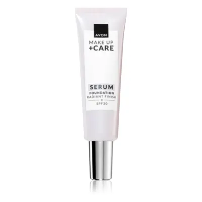 Avon Care + fond de teint hydratant éclat SPF teinte 120N Porcelain