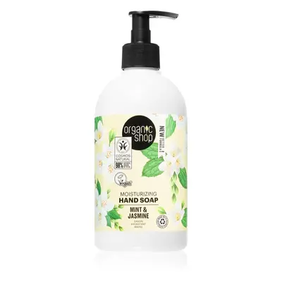 Organic Shop Organic Minty Jasmine savon liquide mains pour un effet naturel