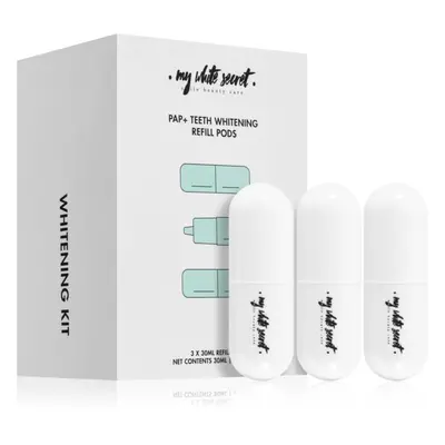 My White Secret PAP+ Teeth Whitening Refill Pods gel activateur blanchissant recharge