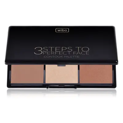 Wibo Steps To Perfect Face Dark palette contouring visage