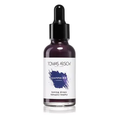 Tomas Arsov Sapphire Toning Drops soin cheveux pour les cheveux blonds froids ayant subi une déc