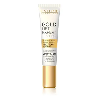 Eveline Cosmetics Gold Lift Expert crème lissante contour des yeux et lèvres