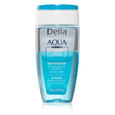 Delia Cosmetics Aqua démaquillant bi-phasé contour des yeux et lèvres