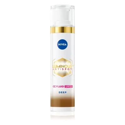 NIVEA Luminous Anti Spot CC crème illuminatrice SPF teinte Light