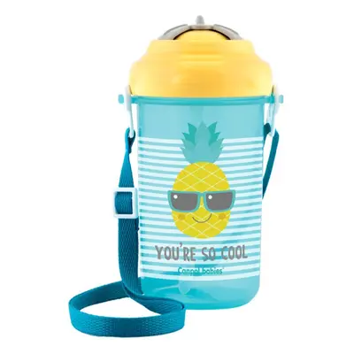 Canpol babies So Cool Bottle gourde enfant avec paille Ananas 12m+