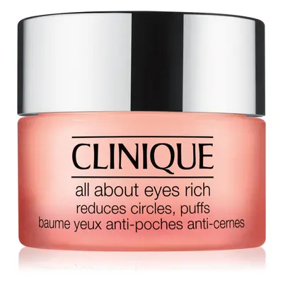 Clinique All About Eyes™ Rich crème hydratante yeux anti-poches et anti-cernes