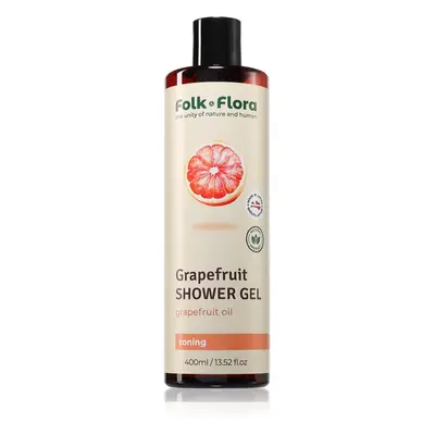 Folk & Flora Grapefruit gel douche rafraîchissant