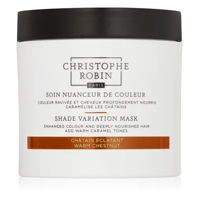 Christophe Robin Shade Variation Mask masque crème nourrissante pour cheveux teinte Warm Chesnut