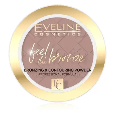 Eveline Cosmetics Feel The Bronze poudre bronzante et contouring teinte Chocolate Cake