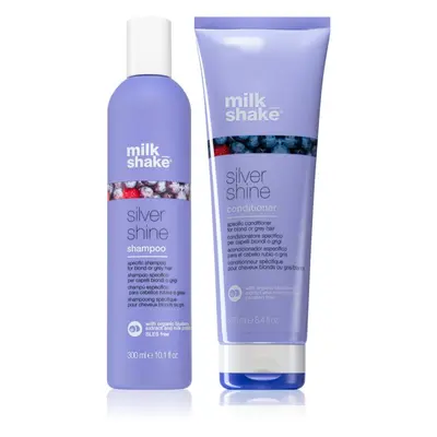 Milk Shake Silver Shine shampoing et après-shampoing anti-jaunissement