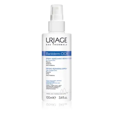 Uriage Bariéderm Cica Drying Repairing Spray spray asséchant réparateur au Cu-Zn