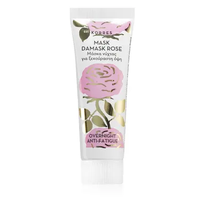 Korres Beauty Shots Damask Rose masque de nuit visage pour les peaux fatiguées