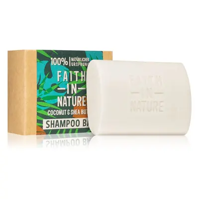 Faith In Nature Coconut & Shea Butter shampoing solide bio qui procure hydratation et brillance