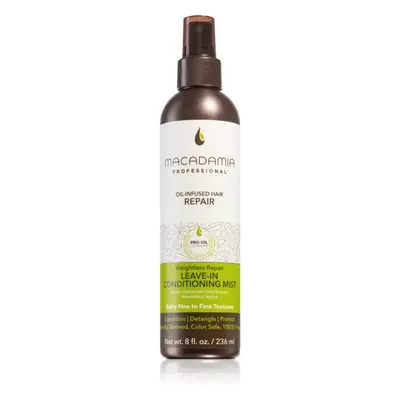 Macadamia Natural Oil Weightless Repair brume hydratante pour cheveux indisciplinés et frisottis