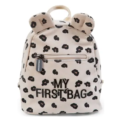 Childhome My First Bag Canvas Leopard sac à dos pour enfants 20x8x24 cm