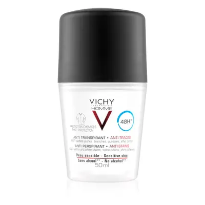 Vichy Homme Deodorant anti-transpirant anti-traces blanches et jaunes 48h