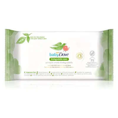 Dove Baby Biodegradable Wipes lingettes douces pour bébé