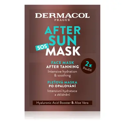 Dermacol After Sun masque apaisant et hydratant après-soleil