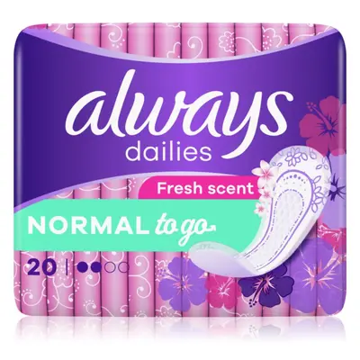 Always Dailies Normal To Go Fresh protège-slips