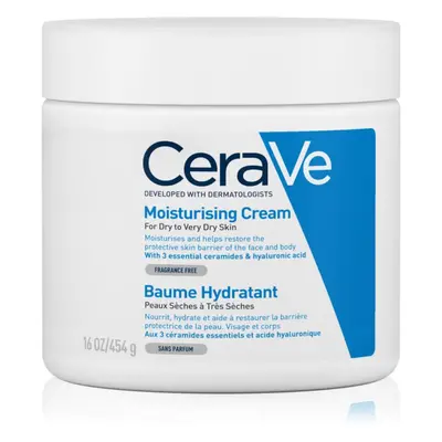 CeraVe Moisturizers crème hydratante visage et corps pour peaux sèches à très sèches