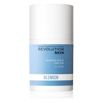 Revolution Skincare Blemish Salicylic Acid & Zinc PCA gel-crème hydratant pour peaux grasses et 