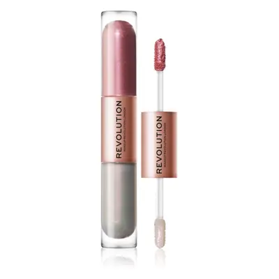 Makeup Revolution Double Up fard à paupières liquide en teinte Opulence Light Pink