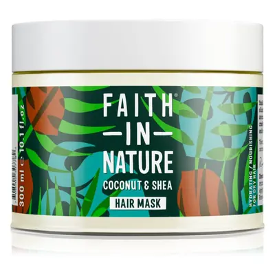 Faith In Nature Coconut & Shea masque hydratant pour cheveux secs et abîmés