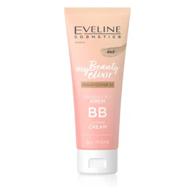 Eveline Cosmetics My Beauty Elixir Peach Cover BB crème hydratante teinte Dark