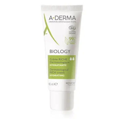 A-Derma Biology crème hydratante nourrissante pour peaux sèches à très sèches et sensibles