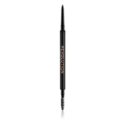 Makeup Revolution Precise Brow Pencil crayon sourcils précision avec brosse teinte Brown