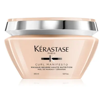 Kérastase Curl Manifesto Masque Beurre Haute Nutrition masque nourrissant pour cheveux bouclés e