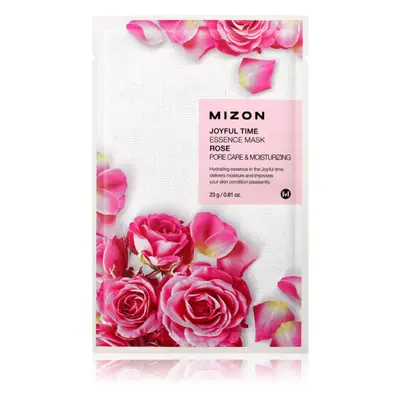 Mizon Joyful Time Rose masque hydratant en tissu pour resserrer les pores