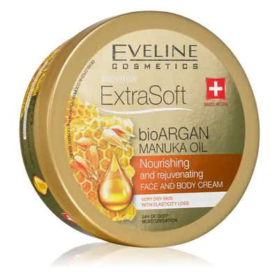 Eveline Cosmetics Extra Soft crème hydratante corps et visage à l'huile d'argan