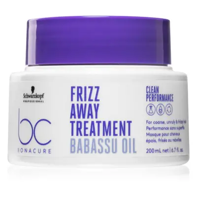 Schwarzkopf Professional BC Bonacure Frizz Away Treatment masque pour cheveux indisciplinés et f