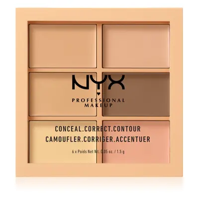 NYX Professional Makeup Conceal. Correct. Contour palette contouring et correctrice teinte Light