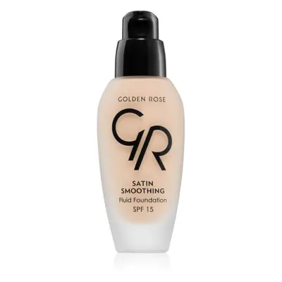 Golden Rose Satin Smoothing fond de teint liquide longue tenue SPF teinte