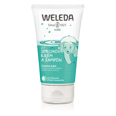 Weleda Kids Magic Mint crème de douche et shampoing pour enfant en