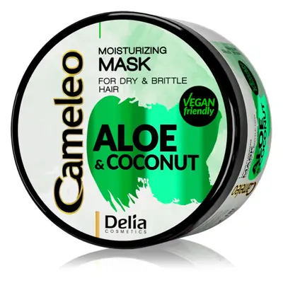 Delia Cosmetics Cameleo Aloe & Coconut masque hydratant pour cheveux secs et fragiles