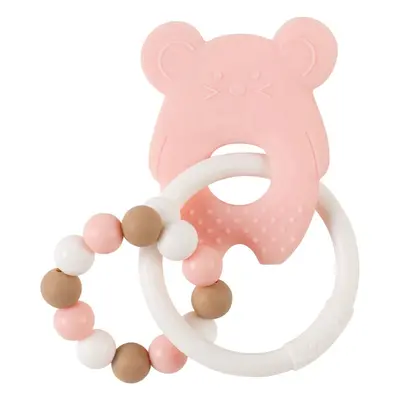 NATTOU Teether Lapidou jouet de dentition Pink m+