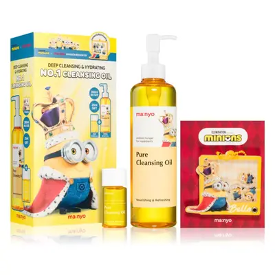 ma:nyo Minions Pure Cleansing Oil Set coffret cadeau pour un nettoyage parfait du visage