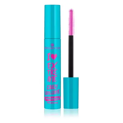 essence I LOVE EXTREME CRAZY VOLUME mascara waterproof cils volumisés teinte Black