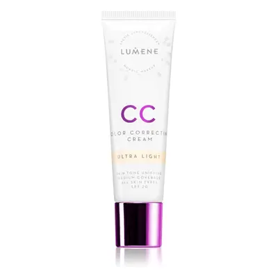 Lumene CC Color Correcting Cream CC crème pour un teint unifié SPF teinte Ultra Light