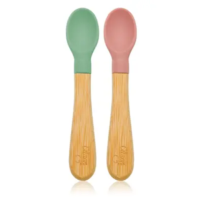 Citron Bamboo Spoon petite cuillère Green/ Pink