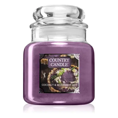 Country Candle Coconut & Blueberry Tart bougie parfumée