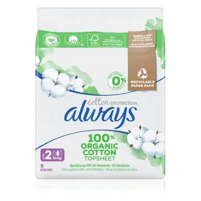 Always Cotton Protection Long serviettes hygiéniques sans parfum