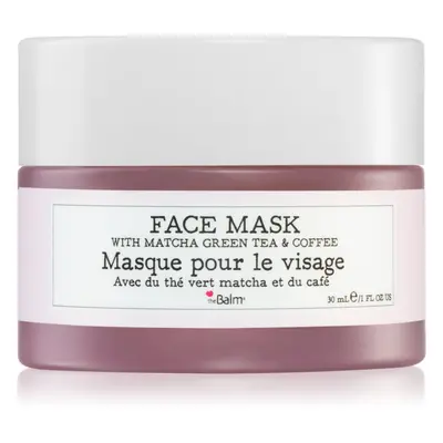 theBalm To The Rescue® Matcha Green Tea & Coffee masque visage hydratant intense au thé vert