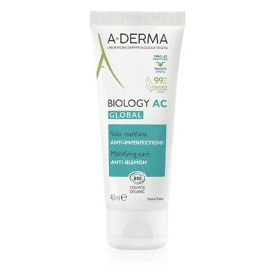 A-Derma Biology AC soin matifiant anti-imperfections de la peau