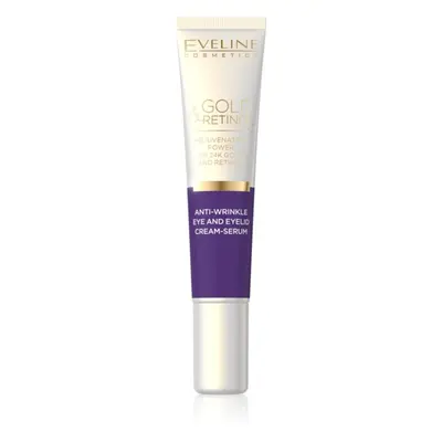 Eveline Cosmetics Gold & Retinol sérum crème anti-rides contour des yeux